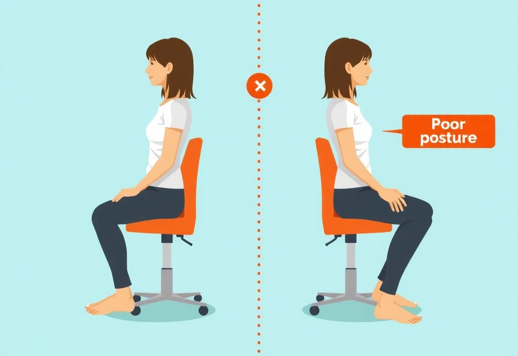 Pravilno držanje tela dok sedite